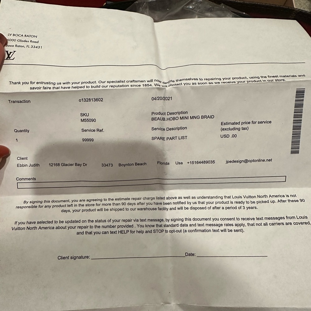 Louis Vuitton On the Go Tote Bag - Picture 4 of 9